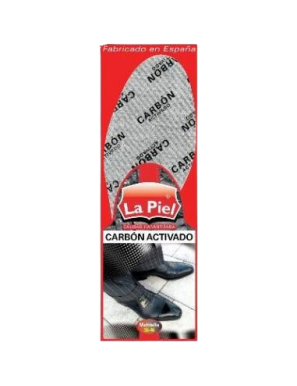 PLANTILLAS LA PIEL CARBON TALLA 36-46 PACK-2 UD