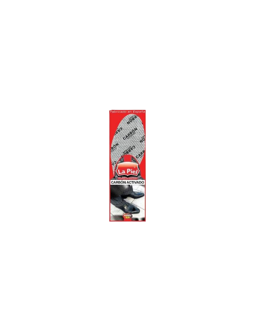PLANTILLAS LA PIEL CARBON TALLA 36-46 PACK-2 UD