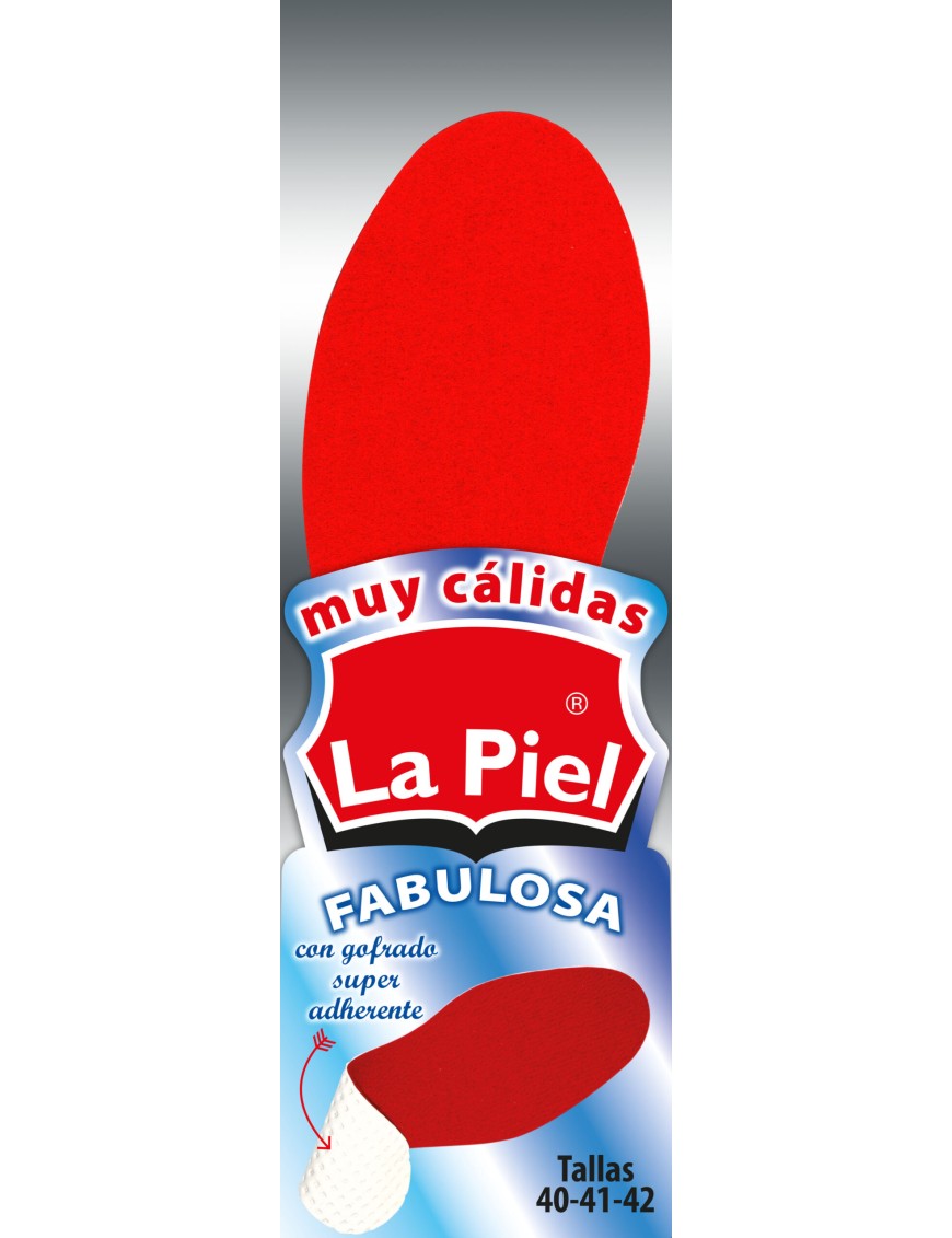 PLANTILLAS LA PIEL FABULOSA MC TALLA40-42 PACK-2UD