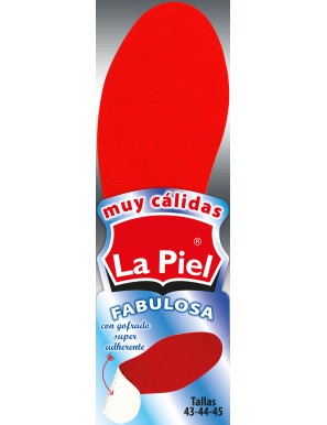 PLANTILLAS LA PIEL FABULOSA MC TALLA43-45 PACK-2UD