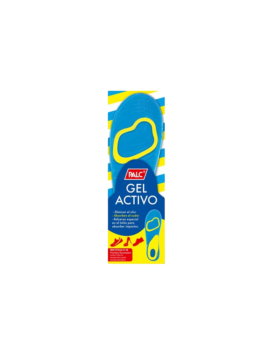 PLANTILLAS PALC GEL ACTIVO TALLA41-46 PACK-2UD
