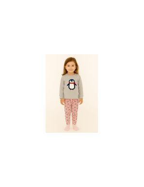 TEXT PIJAMA INFANTIL NIÑA PINGUINO TALLA 2/3/4 UD