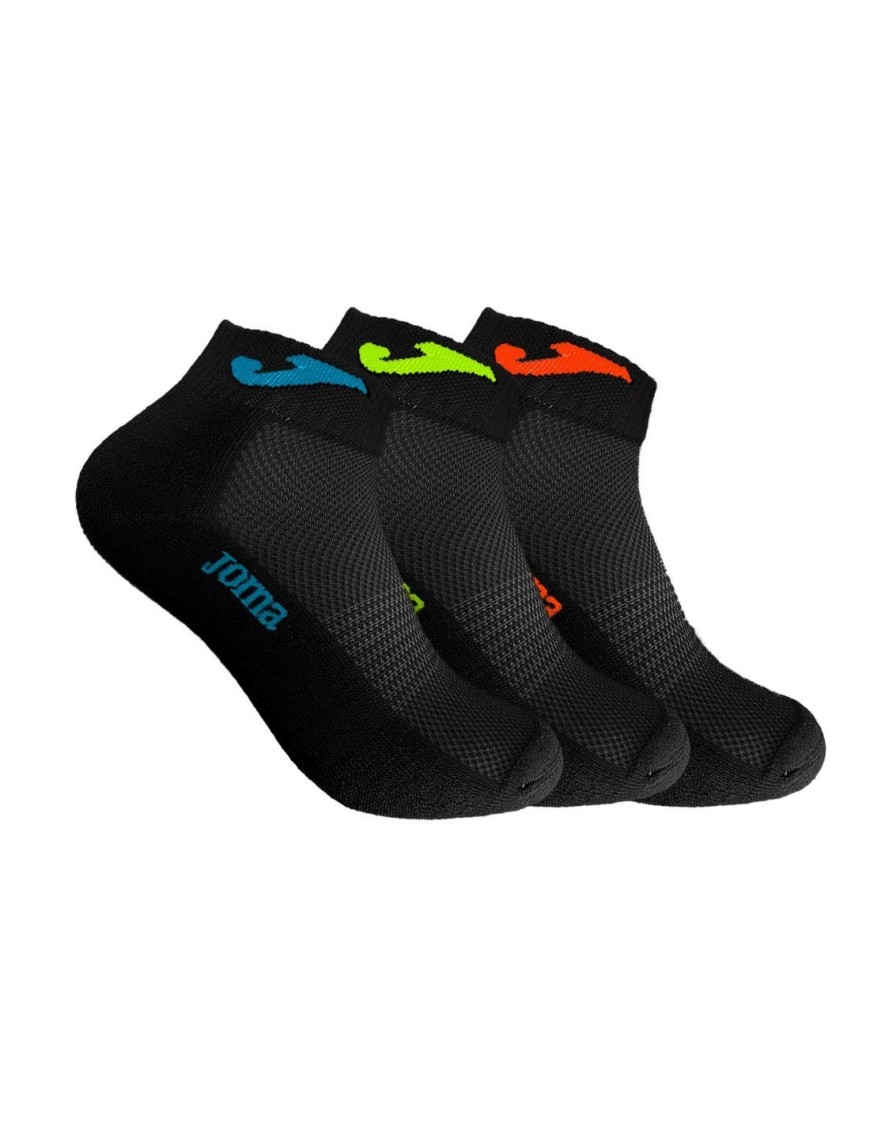 TEXT CALCETIN JOMA FLUOR T-35-42 PACK-3UD