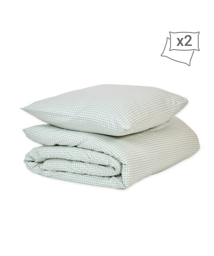 FUNDA NORDICA SOFT 240X220+2 F/COJIN VICHY 50X50