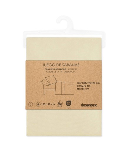 JUEGO CAMA SOFT BEIGE CAMA 135 UD
