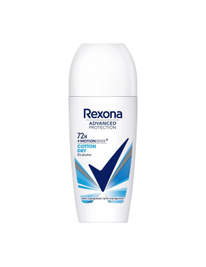 DESODORANTE REXONA ALGODON DRY 0% ROLLON 50 ML