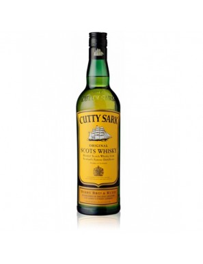 WHISKY CUTTY SARK 40º   BOTELLA-70 CL