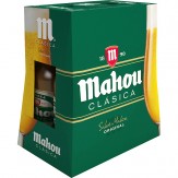 CERVEZA MAHOU CLASICA-VERDE B/25 CL PACK-6