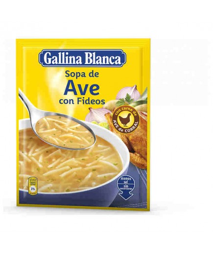 SOPA AVE CON FIDEOS G.B. S/ 81 GR