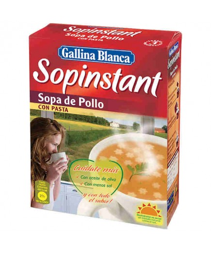 SOPINSTANT G.B.SOPA POLLO C/PASTA 42 GR P/3 UD