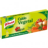 CALDO VEGETAL A/OLIVA KNORR 12 PASTILLAS EST/108GR