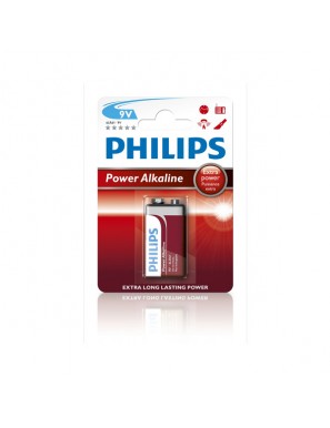 PILAS PHILIPS/ENER ALK. POWER LIFE 6LR6 9V B/1 UD.