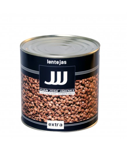 LENTEJA HERVIDA J.J.J. LATA 2,500 KG.