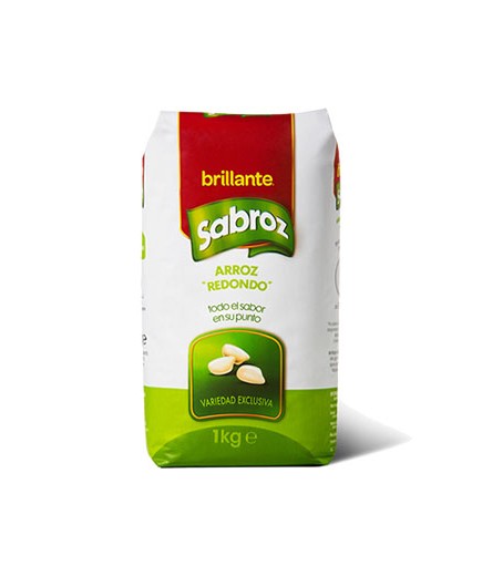ARROZ BRILLANTE SABROZ G.REDONDO 1.KG.