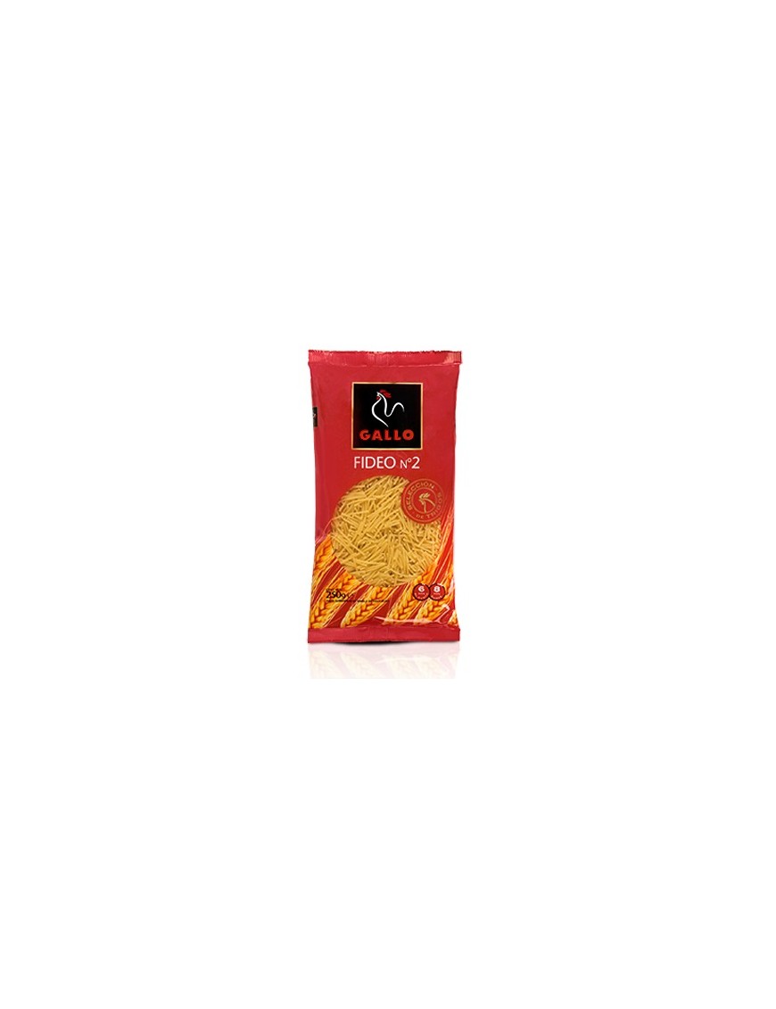 FIDEO GALLO C/2 BOLSA 250 GR