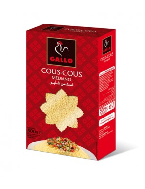 COUS-COUS MEDIANO DE PASTAS GALLO 500.GR