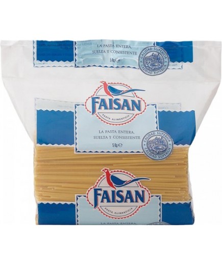TALLARINES FAISAN PASTA BOLSA/5 KG