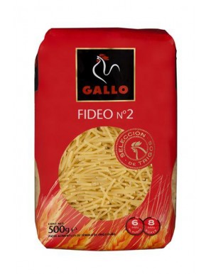FIDEO GALLO C/2 BOLSA 450 GR