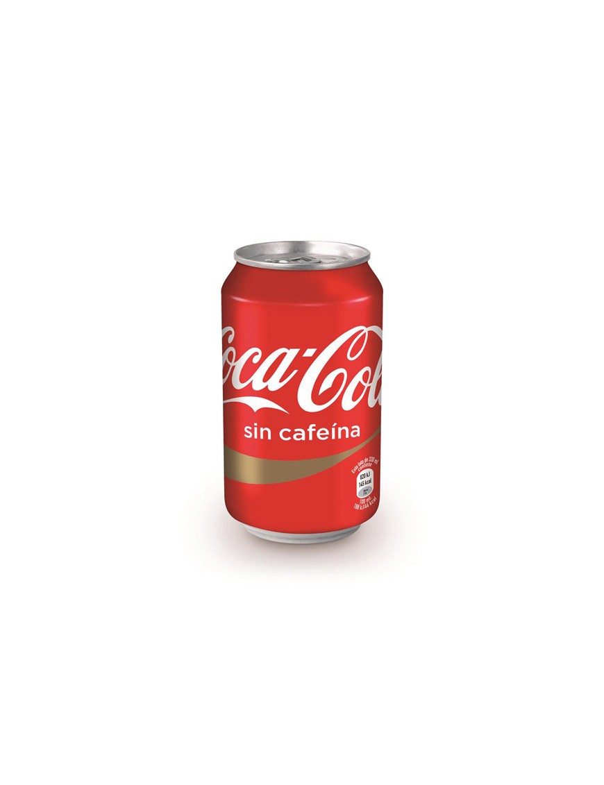 COCA-COLA LATA S/CAFEINA 33 CL