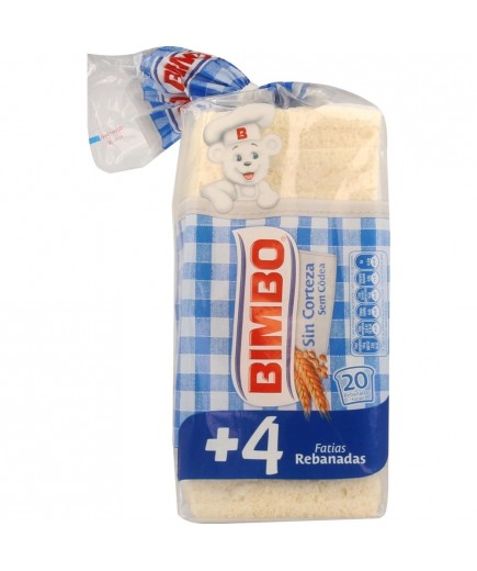 PAN BIMBO SIN CORTEZA 450 GR
