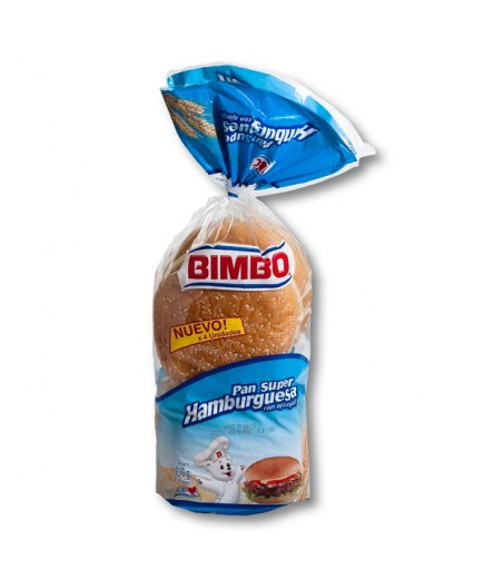 PAN BIMBO BURGUER 4 UDS