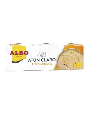 ATUN ALBO CLARO ESCABECHE 67 GR PACK-3 UD