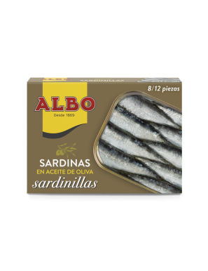 SARDINILLAS ALBO A/OLIVA  8/12UD L/82 GR