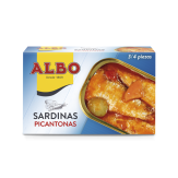 SARDINAS ALBO PICANTONAS  L/125 GR
