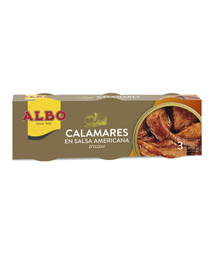 CALAMAR ALBO S/AMERICANA PACK-3 UD