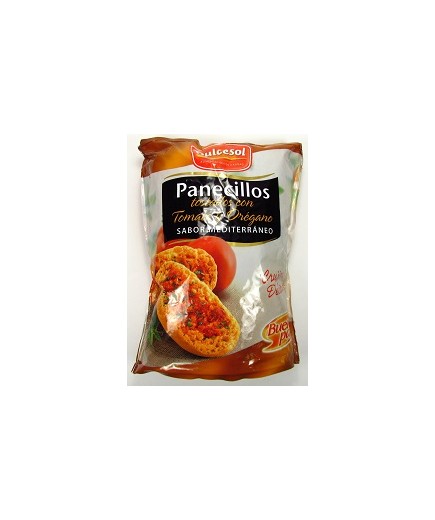 PAN DULCESOL PANECILLOS TOMATE Y OREGANO B/160 GR