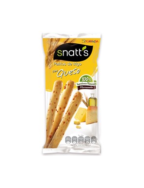 APERITIVOS SNATT´S D/TRIGO CON QUESO  B/56 GR