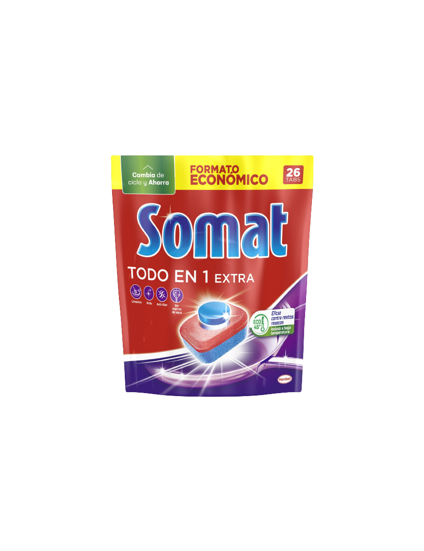 LAVAVAJILLAS SOMAT 5  TODO EN 1 C/26 UD
