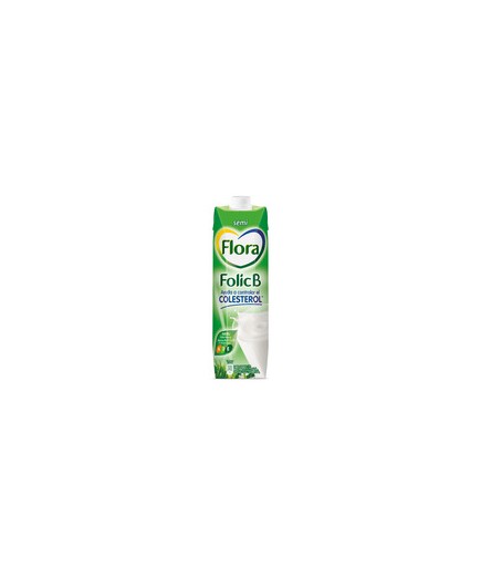 LECHE FLORA FOLICB SEMI (VERDE) BRICK 1 L