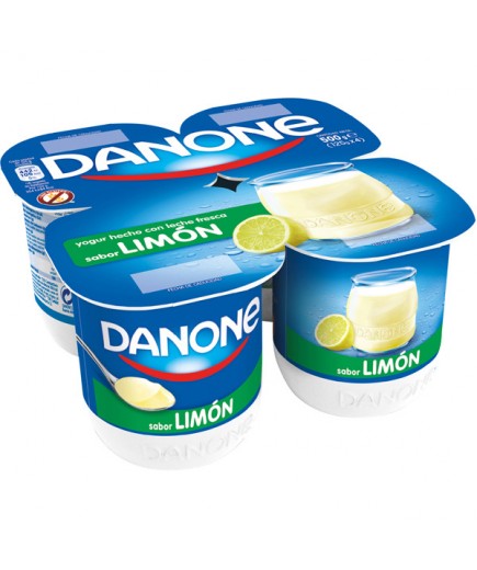 DANONE YOGUR SABOR LIMON PACK 4 UD