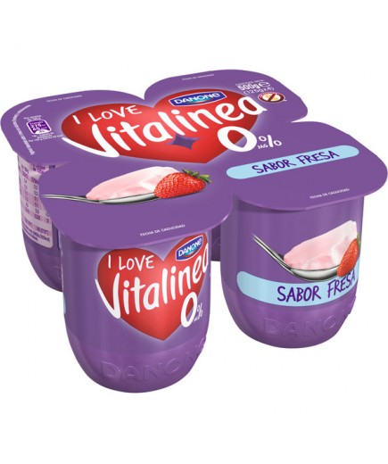 DANONE VITALINEA SABOR FRESA PACK-4 UD