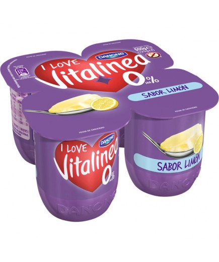 DANONE VITALINEA SABOR LIMON PACK-4 UD