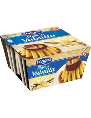 DANONE FLAN VAINILLA DANET 400.GR.PACK-4UD.