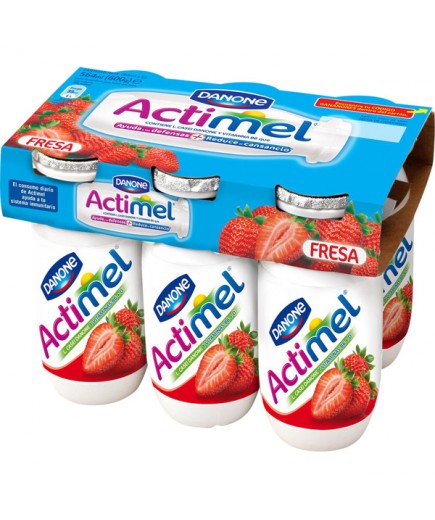 DANONE ACTIMEL  FRESA.PACK-6 UD
