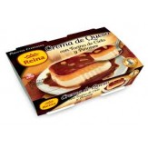 POSTRES REINA CREMA DE QUESO Y PIÑONES  PACK-2UD