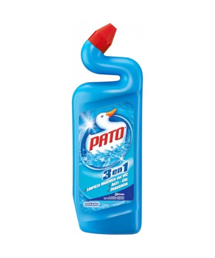 LIMPIADOR WC PATO LIQUIDO OCEANO AZUL B/750ML
