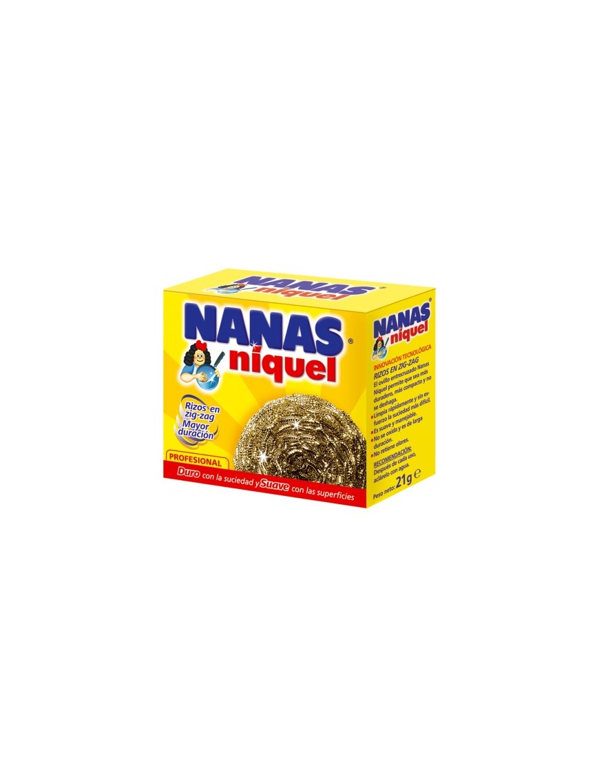 ESTROPAJO ACERO INOXIDABLE NANAS NIQUEL 21GR