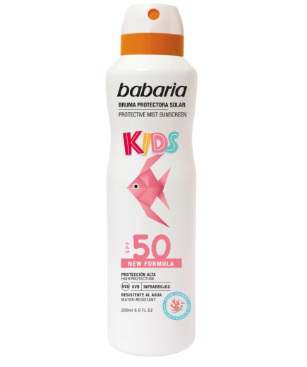 SOL BRONCEADOR BABARIA INFAN. F-50 AEROSOL 200ML