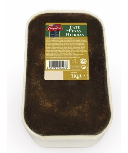 PATE CAMPOFRIO F/HIERBAS C/37476  TARRINA 1 KG