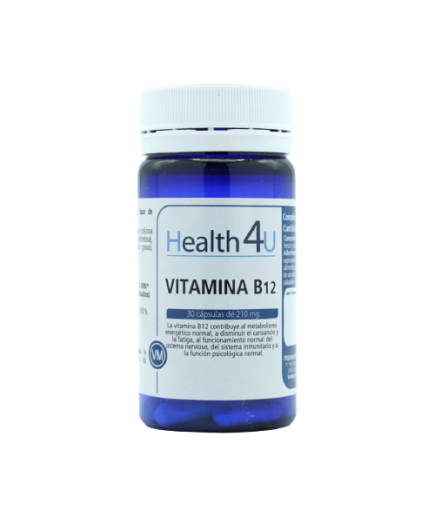 HEALTH4U VITAMINA B12 CAPSULAS  B/30 UD