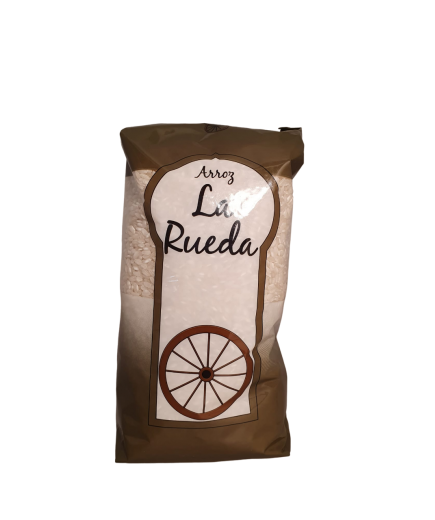 ARROZ LA RUEDA GRANO REDONDO PRIMERA P/1KG