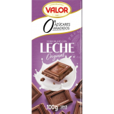 CHOCOLATE VALOR LECHE S/AZUCAR T/100 GR