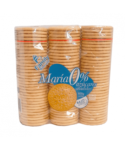 GALLETA FAMILY BISCUITS MARIA ZERO P/600GR