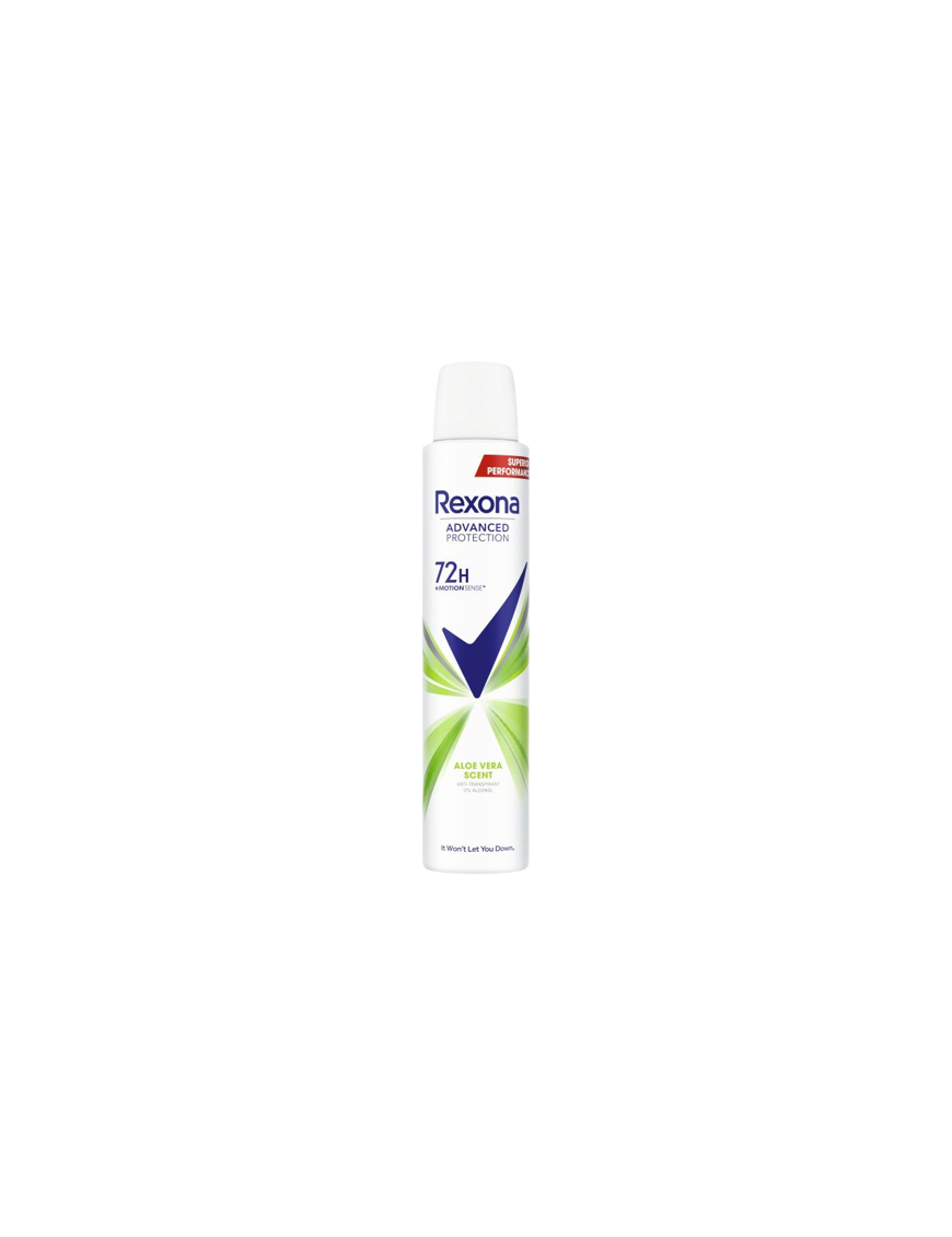DESODORANTE REXONA ALOE VERA SCENT 72H SP/200 ML