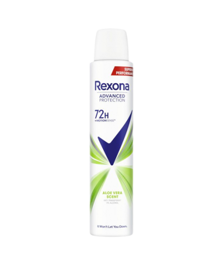 DESODORANTE REXONA ALOE VERA SCENT 72H SP/200 ML