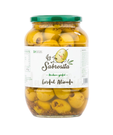 ACEITUNA LA SABROSITA GORDAL CHUPADEDOS T/C 850GR